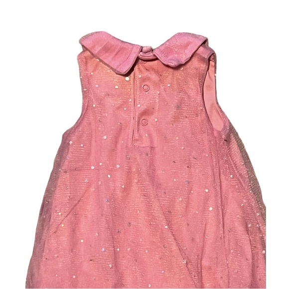 Girls 3M Pink Sleeves-less Dress - Picture 3 of 3